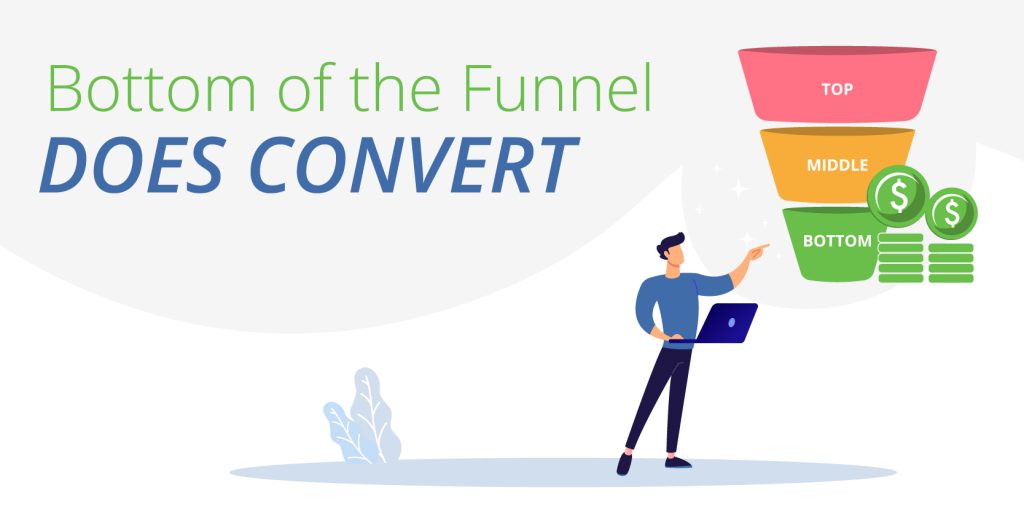 Spending your marketing budget on bottom-of-the-funnel content is worth it because it’s designed to convert.